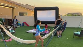 Outdoor Inflatable Projector Screen [upl. by Adnilav]