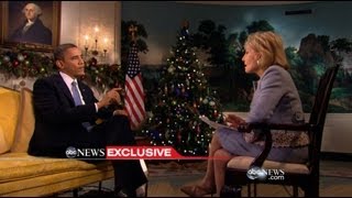 President Obama Discusses Syrian Violence Fiscal Cliff Negotiations in Barbara Walters Interview [upl. by Bopp]