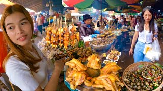 The Best Cambodian Street Food  Countryside  Delicious Roasted Fish Chicken Snail Frog amp More [upl. by Terry]