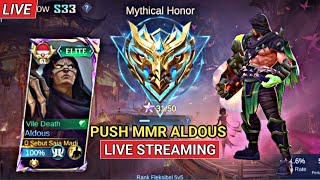 Live Streaming Mobile Legends Push Mmr Aldous [upl. by Ardnuasal]