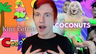 KIM PETRAS  COCONUTS 🥥 LIVE  REACTION [upl. by Franci691]