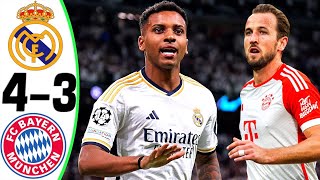 Real Madrid vs Bayern Munich 43  All Goals and Highlights  2024 🔥 RODRYGO [upl. by Reinke]