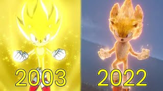 Evolution of Super Sonic in Movies amp TV 20032022 [upl. by Noneek]