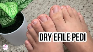 How to Dry Efile Pedicure  Quick amp Easy [upl. by Sira]