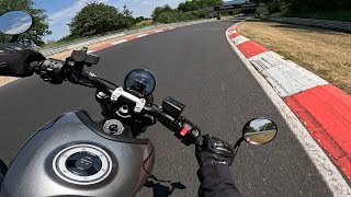 Triumph Trident 660 full POV lap of the Nürburgring [upl. by Rakel]