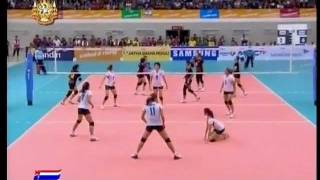 Thailand vs Indonesia  set 2  Women Volleyball  26th SEA GAMES [upl. by Sweeney]