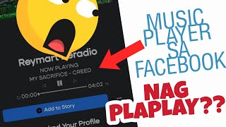 HOW TO ADD MUSIC PLAYER ON YOUR FACEBOOK BIO  TAGALOG [upl. by Lienahs]