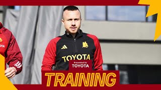 🤝 BENVENUTO ANGELINO 🇪🇸  IL SUO PRIMO ALLENAMENTO IN GIALLOROSSO [upl. by Doe245]