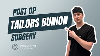 Minimally Invasive Tailors Bunion Surgery  What to Expect [upl. by Melliw]