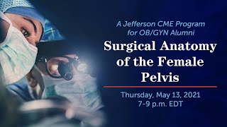 Surgical Anatomy of the Female Pelvis  A Jefferson CME Program for OBGYN Alumni [upl. by Ayihsa]