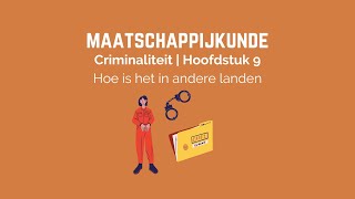 Maatschappijkunde  Criminaliteit  Hoofdstuk 9 [upl. by Attolrahc]