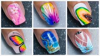 New Nail Art Designs 2024  Best Summer Nail Art Compilation [upl. by Mccarthy]