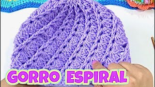 GORROS BASICOS TEJIDOS A CROCHET PASO A PASO EN ESPAÑOL EN TODAS LAS TALLAS [upl. by Salter952]