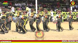 KENYA PRISONS SERVICE BAND DISPLAY 2023 ASK SHOW MOMBASA DRUM MAJOR CPL HALIMA GEDI [upl. by Renba]