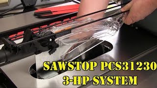 SawStop PCS31230 TGP252 3 HP Professional System Review 2019 [upl. by Chrisoula]