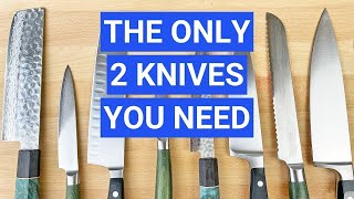 The Only 2 Kitchen Knives You Need And 4 You Don’t [upl. by Naginarb908]