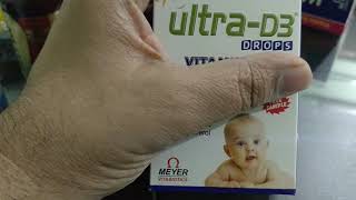 Medicine review Ultra D3 drops for newborns vitamin D3 drops [upl. by Barfuss285]