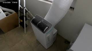 Midea 12000 BTU DUO Portable Air Conditioner Costcoinstalled [upl. by Calandria]