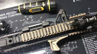 Midwest Industries Free Float Extended Carbine length Quad Rail [upl. by Egan503]