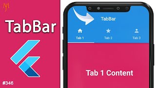 Flutter Tutorial  Create Tabbed AppBar  Tabs TabBar TabBarView [upl. by Akihsal452]