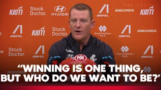 Voss full of praise for Carlton on important night  Carlton Press Conference  Fox Footy [upl. by Gravante]