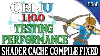 Cemu 1100  Performance Testing  Zelda BOTW [upl. by Legyn52]