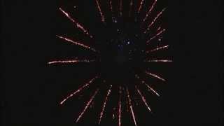 Terryville CT Fair Fireworks 2014 sky view [upl. by Onailerua737]