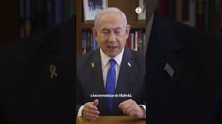 Netanyahu urge a la ONU a evacuar a las fuerzas de paz del Líbano israel netanyahu [upl. by Ner692]