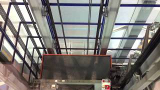 Kone Glass Lifts at Science Museum London [upl. by Ecnerret526]