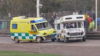 Christmas Van Banger Racing Highlights [upl. by Lraep]