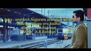 Newyork Nagaram song English translation [upl. by Nohsar29]