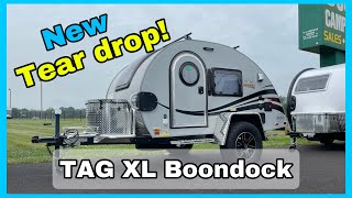 2021 TAG XL Boondock Teardrop trailer by NuCamp RV  Tour [upl. by Sylado]