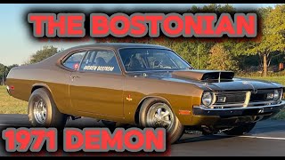 Built in a tent  Andrew Bostrom quotThe Bostonianquot  1971 Demon  Era Correct Pro Stock [upl. by Ynattir]