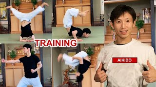 Aikido  Special physical and balance solo training by SHIRAKAWA RYUJI shihan [upl. by Caitlin396]