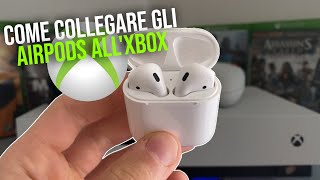 Come collegare AirPods alla Xbox  Come connettere le cuffie Bluetooth a Xbox  Xbox Series  ONE [upl. by Vaientina]