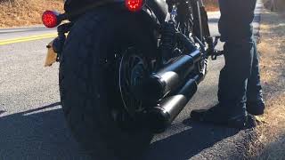 2018 Indian Scout Bobber RINEHART EXHAUST [upl. by Hengel852]