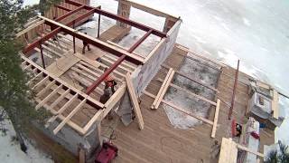 Building a boathouse in Muskoka [upl. by Couchman]