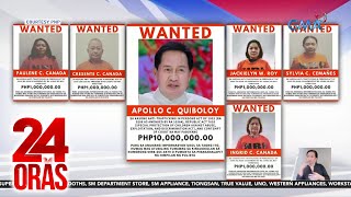 Dagdag pabuya sa makakapagturo kay Quiboloy pinagaaralan ng PNP  24 Oras [upl. by Kerry]