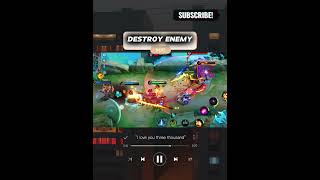 LUNOX DESTROY ENEMY  MLBB LUNOX [upl. by Anaibaf]