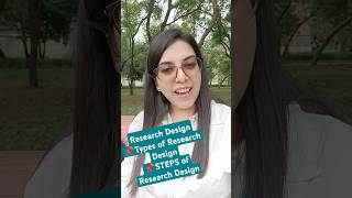 Research Design Types of research design steps of research design [upl. by Aroel]