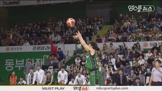 DBs 3point shots  Promy vs Sakers  20161026  201617 KBL [upl. by Notreve13]