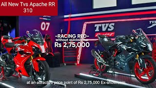 2024 TVS Apache RR 310 New Model Launched🔥new Updates  TVS Apache RR 310 New Model Review In Bangla [upl. by Darcia]