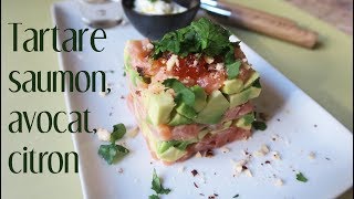 TARTARE SAUMON  AVOCAT  NOISETTE [upl. by Osanna]