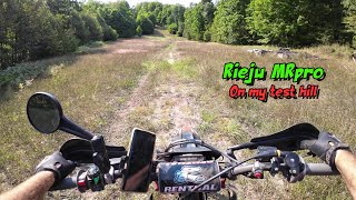 Rieju MRpro tackles my test hill [upl. by Moody]