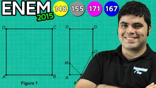 ENEM 2015 Matemática 32  Simetria e Visualização Geométrica das Bandeirinhas [upl. by La Verne438]