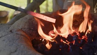 Smokehouse Prep Making Log Dogs  Townsends Wilderness Homestead [upl. by Laehpar]