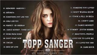 Beste popmusikkspilleliste 2020 👄👄 Topp hits 2020 👄👄 Topp 40 populære sanger 2020 [upl. by Oilicec]