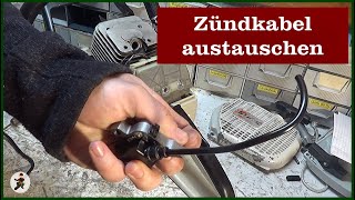 Zündkabel wechseln bei Stihl Kettensäge [upl. by Edecrem]