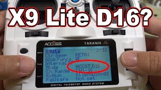 Taranis X9 Lite ACCST D16 Firmware Upgrade 🎓 [upl. by Hibben85]