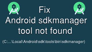 How to fix Android SDK manager tool not found  how to install Android SDK Tools Obsolete 2020 [upl. by Vanny]